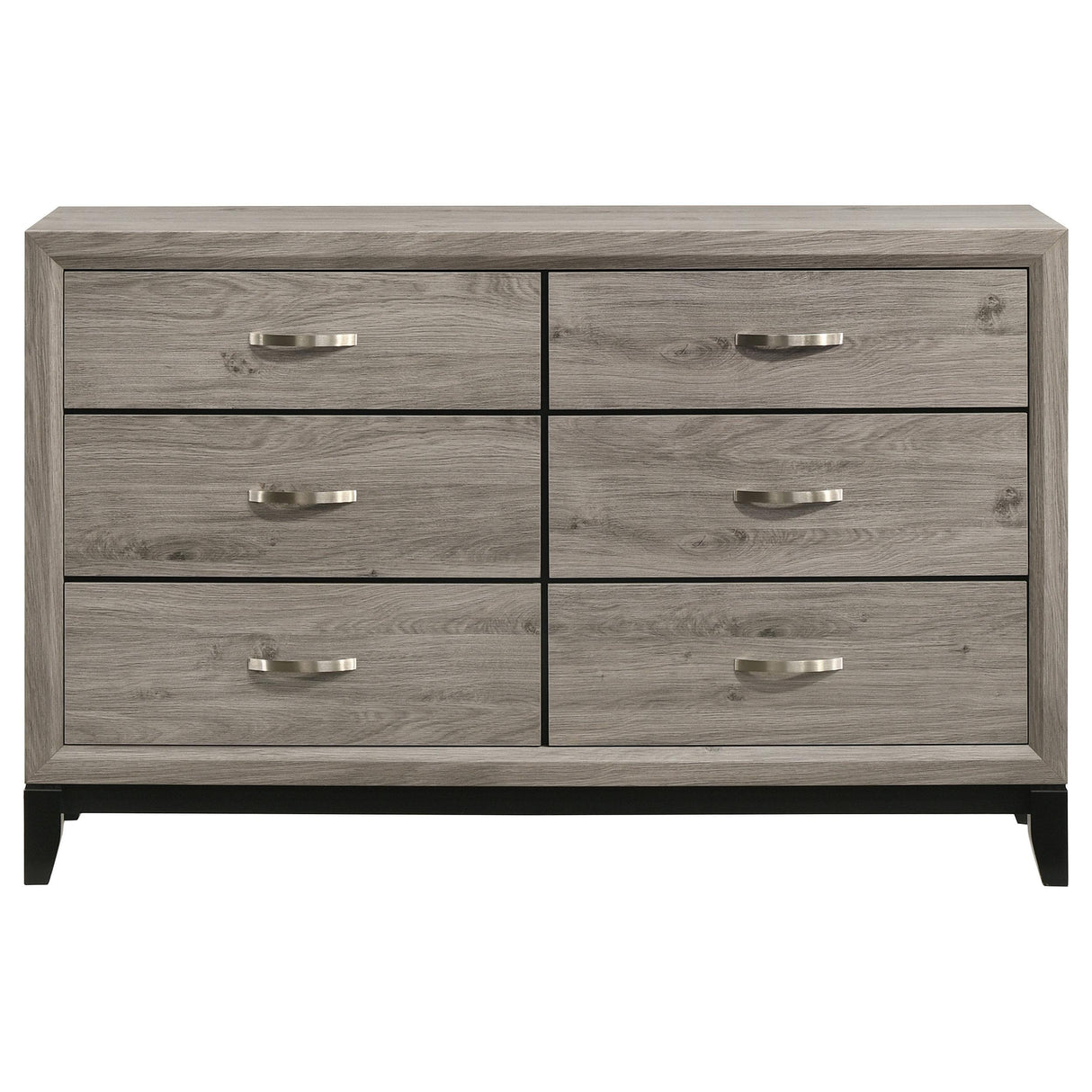 Watson Light Taupe 6-drawer Bedroom Dresser Cabinet from Coaster - Luna Furniture