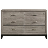 Watson Light Taupe 6-drawer Bedroom Dresser Cabinet from Coaster - Luna Furniture