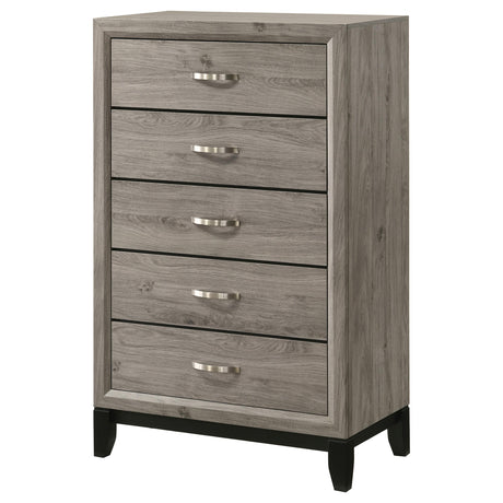 Watson Light Taupe 5-drawer Bedroom Chest of Drawers from Coaster - Luna Furniture