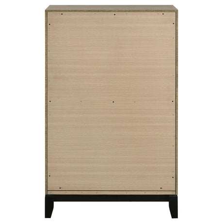 Watson Light Taupe 5-drawer Bedroom Chest of Drawers from Coaster - Luna Furniture