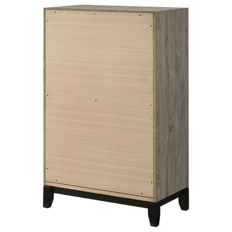 Watson Light Taupe 5-drawer Bedroom Chest of Drawers from Coaster - Luna Furniture