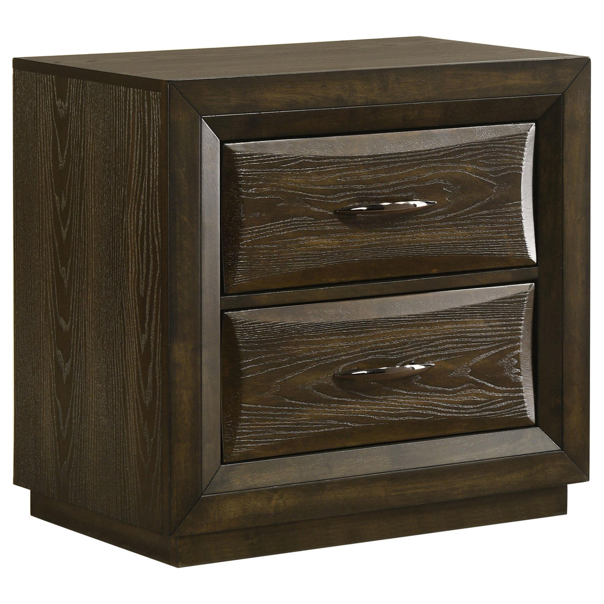 Atlas Dark Oak and Gray 4-piece Eastern King Bedroom Set from Coaster - Luna Furniture