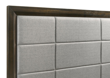 Atlas Dark Oak and Gray 4-piece Eastern King Bedroom Set from Coaster - Luna Furniture