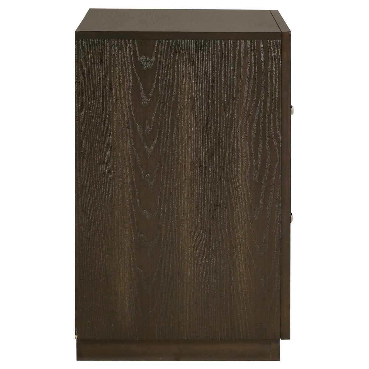 Atlas Dark Oak 2-drawer Bedroom Nightstand Bedside Table from Coaster - Luna Furniture