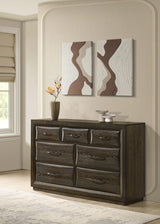 Atlas Dark Oak 7-drawer Bedroom Dresser Cabinet from Coaster - Luna Furniture