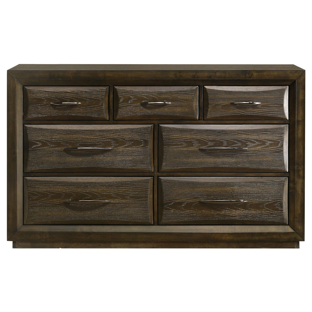 Atlas Dark Oak 7-drawer Bedroom Dresser Cabinet from Coaster - Luna Furniture