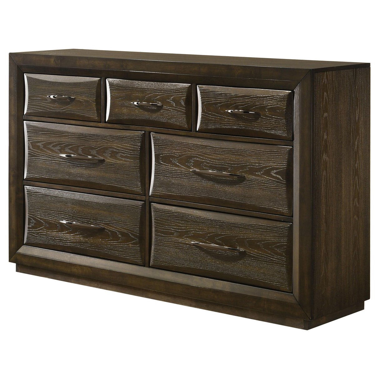 Atlas Dark Oak 7-drawer Bedroom Dresser Cabinet from Coaster - Luna Furniture