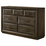 Atlas Dark Oak 7-drawer Bedroom Dresser Cabinet from Coaster - Luna Furniture