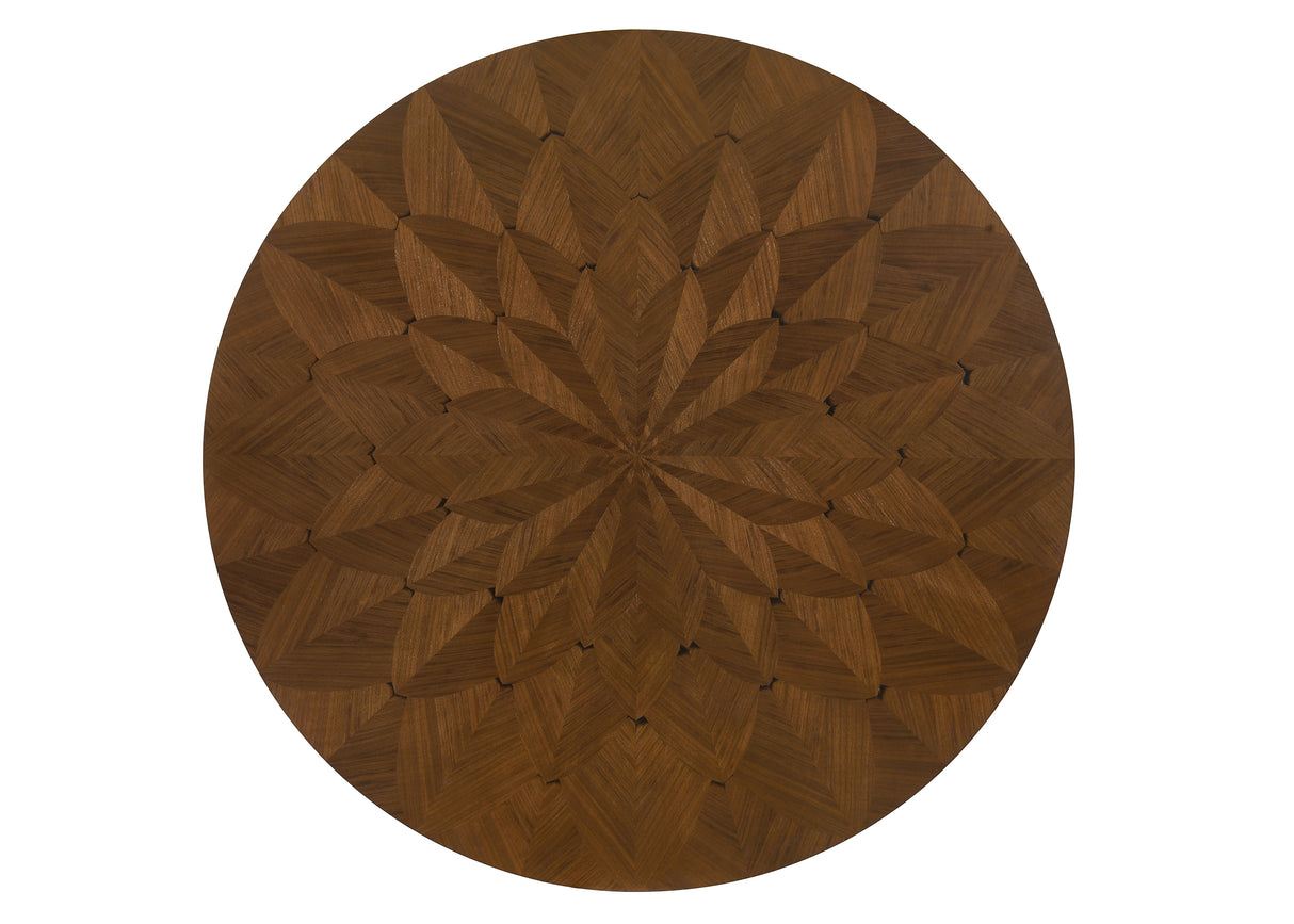 Shari Brown 5-Piece Round Dining Set from Crown Mark - Luna Furniture
