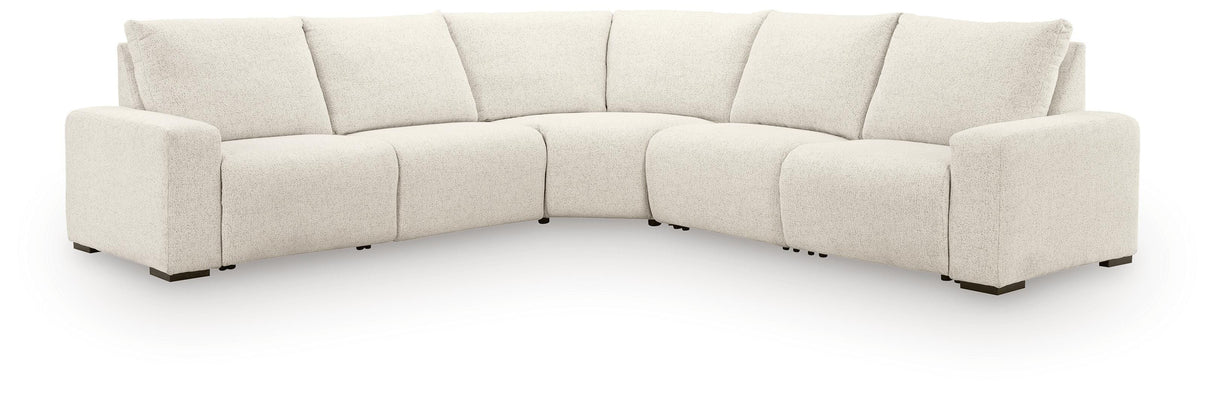 East Loft Chai 5-Piece Power Reclining Sectional from Ashley - Luna Furniture