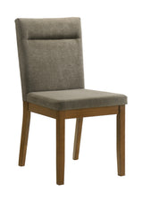 Linus Brown/Gray Side Chair, Set of 2