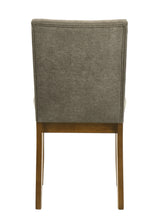 Linus Brown/Gray Side Chair, Set of 2