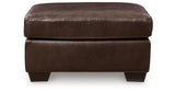Santorine Dark Brown Ottoman from Ashley - Luna Furniture