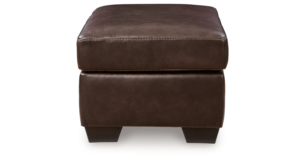 Santorine Dark Brown Ottoman from Ashley - Luna Furniture