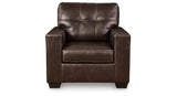 Santorine Dark Brown Chair from Ashley - Luna Furniture