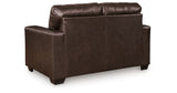 Santorine Dark Brown Loveseat from Ashley - Luna Furniture