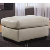 Santorine Bone Ottoman from Ashley - Luna Furniture