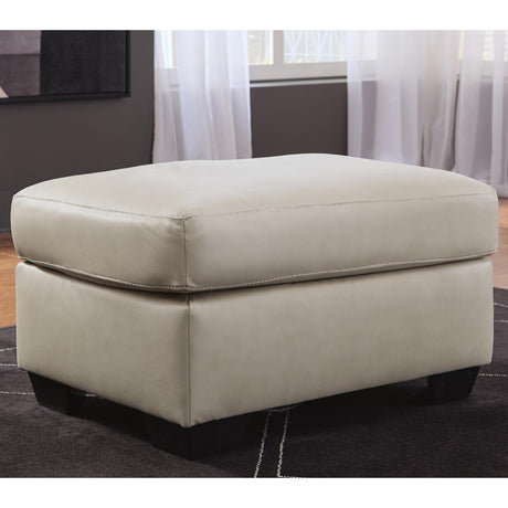 Santorine Bone Ottoman from Ashley - Luna Furniture
