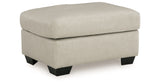 Santorine Bone Ottoman from Ashley - Luna Furniture