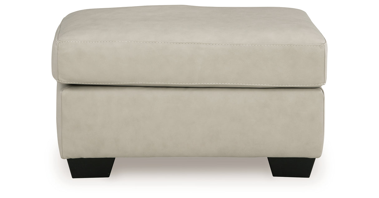 Santorine Bone Ottoman from Ashley - Luna Furniture
