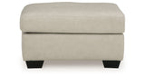 Santorine Bone Ottoman from Ashley - Luna Furniture