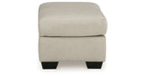 Santorine Bone Ottoman from Ashley - Luna Furniture