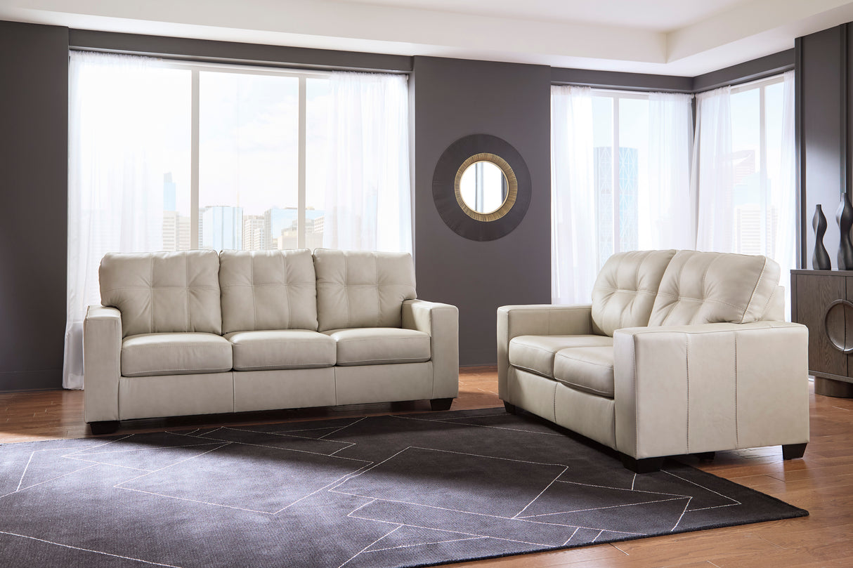 Santorine Bone Living Room Set from Ashley - Luna Furniture