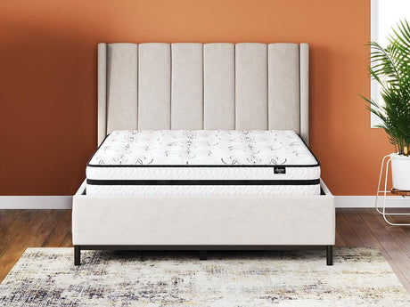 Chime 10 Inch Hybrid White Twin Mattress in a Box from Ashley Furniture - Luna Furniture