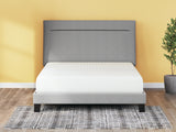 10 Inch Chime Memory Foam White Queen Mattress in a Box from Ashley - Luna Furniture