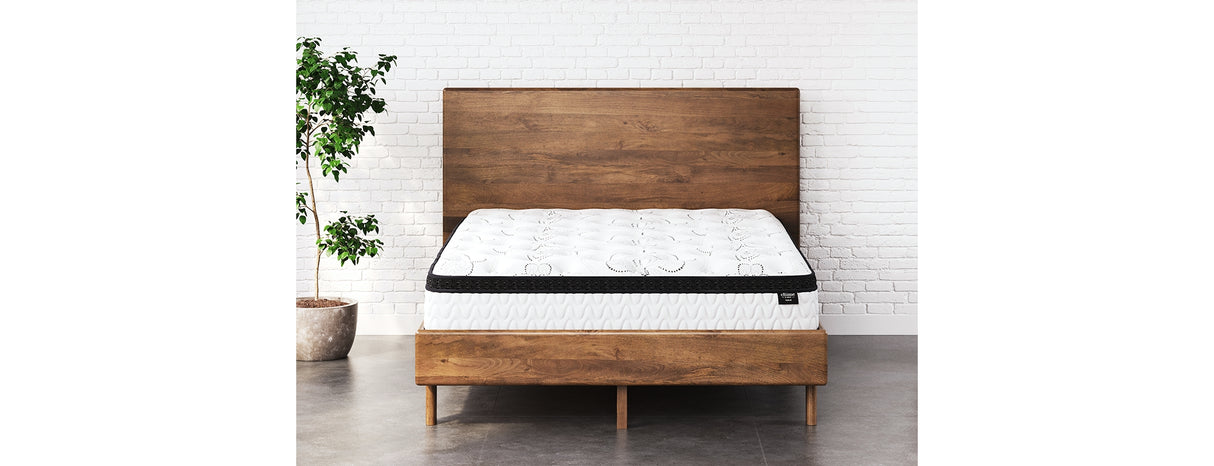 Chime 12 Inch Hybrid White California King Mattress in a Box from Ashley Furniture - Luna Furniture