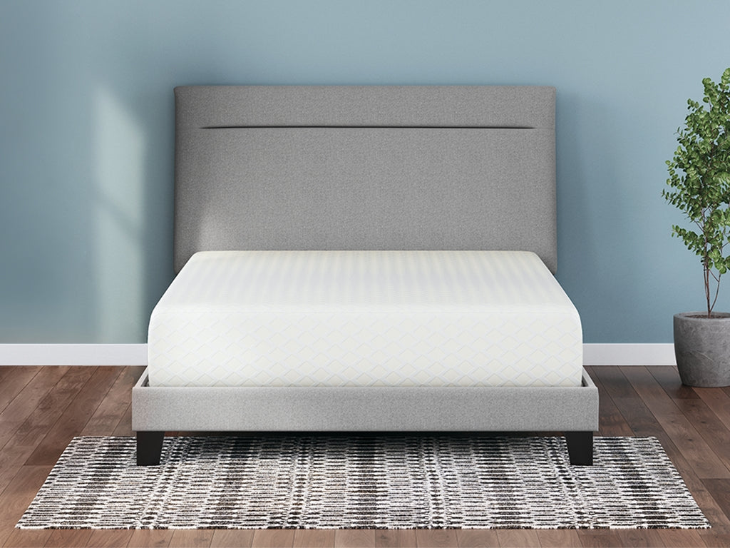 Chime 12 Inch Memory Foam White Twin Mattress in a Box from Ashley - Luna Furniture