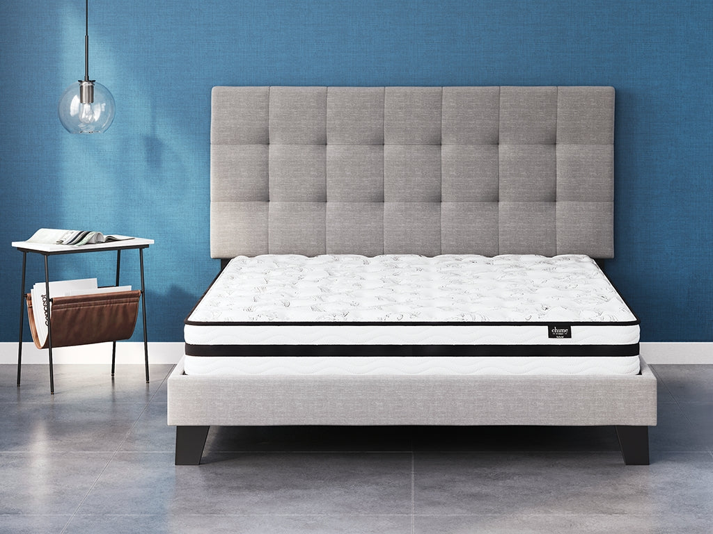 8 Inch Chime Innerspring White Full Mattress in a Box from Ashley - Luna Furniture