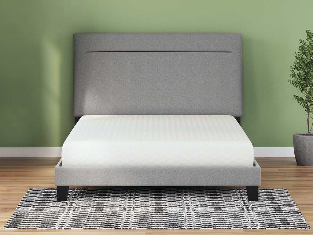 Chime 8 Inch Memory Foam White Queen Mattress in a Box from Ashley - Luna Furniture