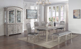 Klina Silver Champagne Dining Bench from Crown Mark - Luna Furniture