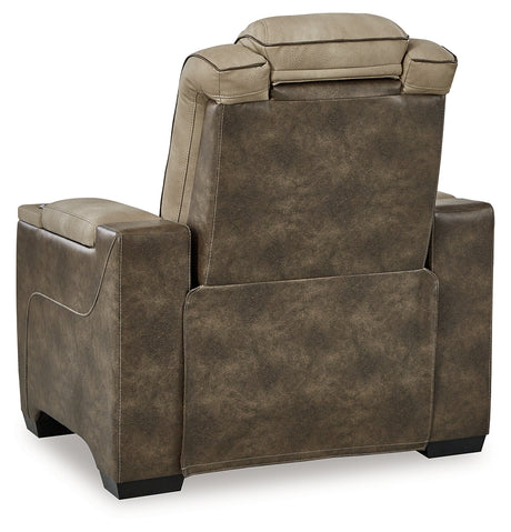 Next-Gen DuraPella Sand Power Recliner from Ashley - Luna Furniture