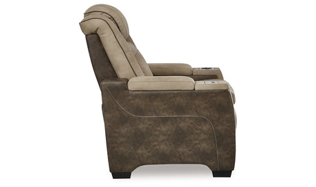 Next-Gen DuraPella Sand Power Reclining Loveseat and Power Recliner from Ashley Furniture - Luna Furniture