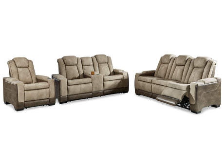 Next-Gen DuraPella Sofa, Loveseat and Recliner in Sand from Ashley Furniture - Luna Furniture