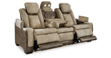Next-Gen DuraPella Sand Power Reclining Sofa from Ashley Furniture - Luna Furniture