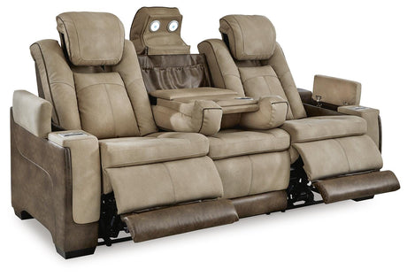 Next-Gen DuraPella Sand Power Reclining Sofa from Ashley Furniture - Luna Furniture