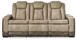 Next-Gen DuraPella Sand Power Reclining Sofa from Ashley Furniture - Luna Furniture