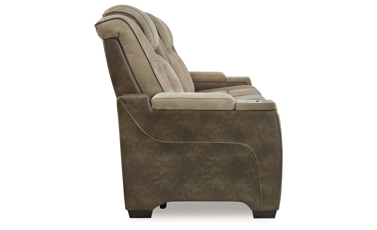 Next-Gen DuraPella Sand Power Reclining Sofa from Ashley Furniture - Luna Furniture