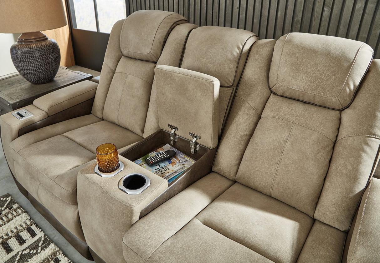Next-Gen DuraPella Sand Sofa, Loveseat and Recliner from Ashley - Luna Furniture