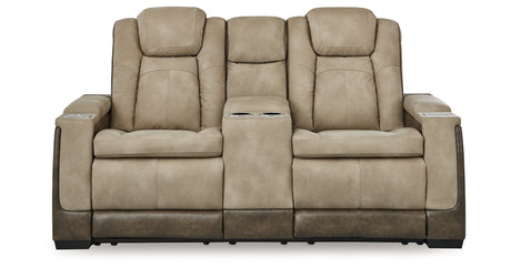 Next-Gen DuraPella Sand Power Reclining Loveseat and Power Recliner from Ashley Furniture - Luna Furniture