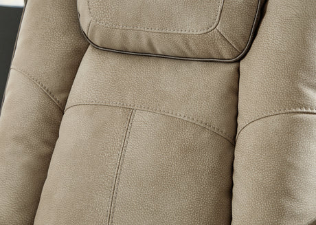 Next-Gen DuraPella Sand Power Recliner from Ashley - Luna Furniture