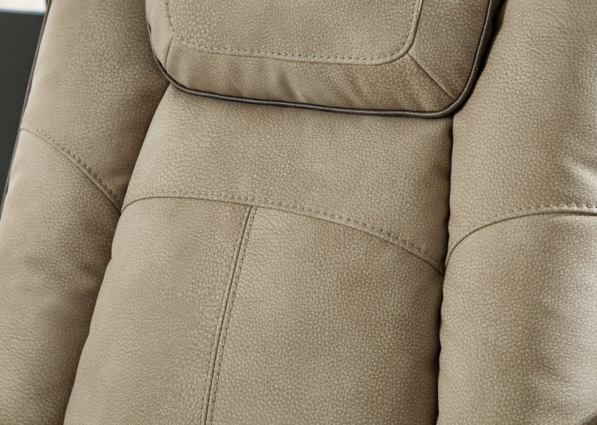 Next-Gen DuraPella Sand Power Reclining Sofa from Ashley Furniture - Luna Furniture