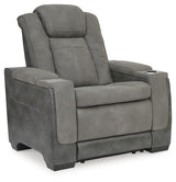 Next-Gen Durapella Slate Power Reclining Sofa and Power Recliner from Ashley - Luna Furniture