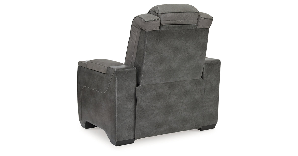 Next-Gen DuraPella Slate Power Recliner from Ashley - Luna Furniture
