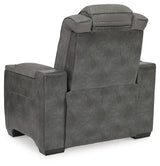 Next-Gen Durapella Slate Power Reclining Sofa and Power Recliner from Ashley - Luna Furniture
