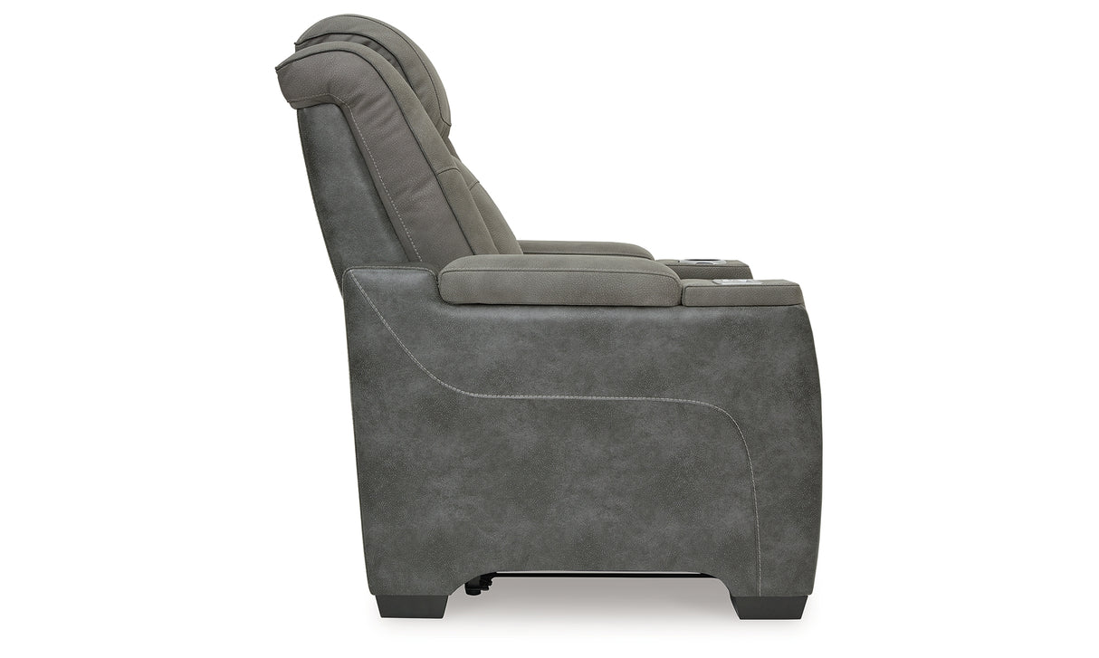 Next-Gen DuraPella Slate Power Recliner from Ashley - Luna Furniture