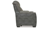 Next-Gen DuraPella Slate Power Recliner from Ashley - Luna Furniture